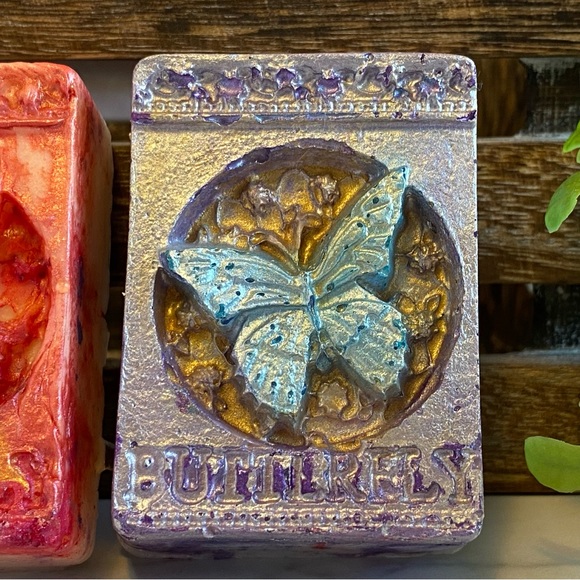 3 Bars, Butterfly Soap Bars, Handmade ( PRICE IS FIRM ) - Picture 6 of 9